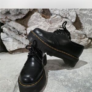 Dr. Martens Black Leather Shoes